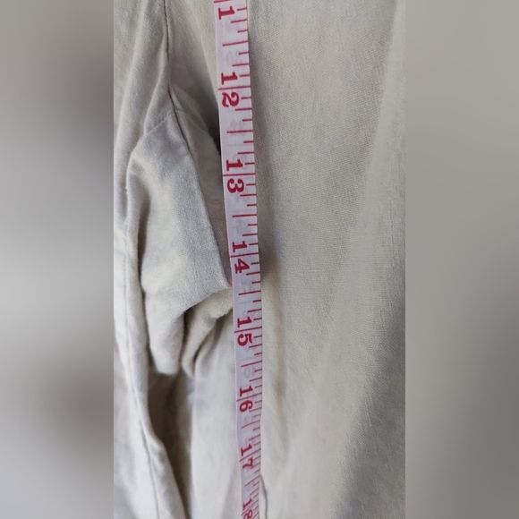 J Jill linen stretch straight wide leg pants Women's Size 22 - Picture 4 of 6